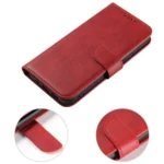 Wallet Case With Stand For Magnet Case - Red iPhone 15 Pro Max Tok
