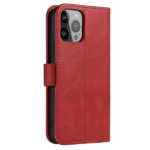 Wallet Case With Stand For Magnet Case - Red iPhone 15 Pro Max Tok