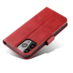 Wallet Case With Stand For Magnet Case - Red iPhone 15 Pro Max Tok