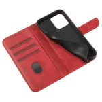 Wallet Case With Stand For Magnet Case - Red iPhone 15 Pro Max Tok
