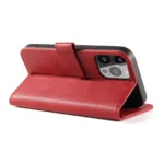 Wallet Case With Stand For Magnet Case - Red iPhone 15 Pro Max Tok