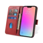 Wallet Case With Stand For Magnet Case - Red iPhone 15 Pro Max Tok