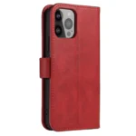 Wallet Case With Stand For Magnet Case - Red iPhone 15 Pro Max Tok
