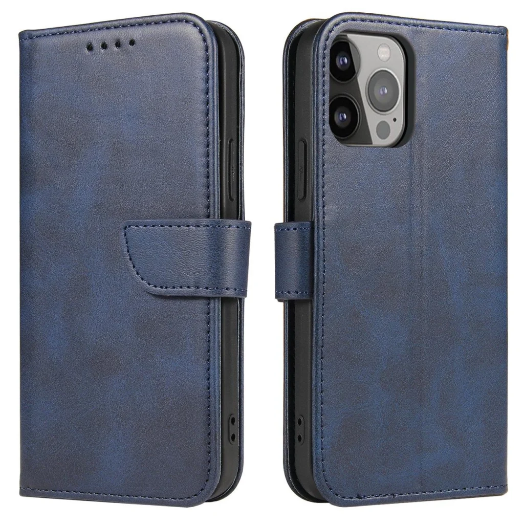 Wallet Case With Stand For Plus Magnet Case - Blue iPhone 15 Plus Tok