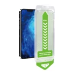 Wozinsky 9H Tempered Glass With Mounting Frame Premium Glass Black iPhone 14