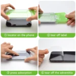 Wozinsky 9H Tempered Glass With Mounting Frame Premium Glass Black iPhone 14 Pro Max