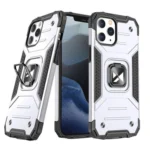 Wozinsky Ring Armor Case For Armored Cover Magnetic Holder Ring Silver iPhone 14 Pro Max Tok
