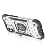 Wozinsky Ring Armor Case For Armored Cover Magnetic Holder Ring Silver iPhone 14 Tok