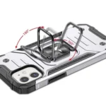 Wozinsky Ring Armor Case For Armored Cover Magnetic Holder Ring Silver iPhone 14 Tok