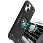 Wozinsky Ring Armor Plus Plus Ring Armor Case - Red iPhone 15 Plus Tok