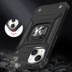 Wozinsky Ring Armor Plus Plus Ring Armor Case - Red iPhone 15 Plus Tok