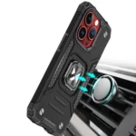 Wozinsky Ring Armor Ring Armor Case - Red iPhone 15 Pro Tok