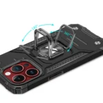 Wozinsky Ring Armor Ring Armor Case - Silver iPhone 15 Pro Max Tok