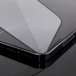 Wozinsky Super Durable Full Screen Tempered Glass With Frame Case Friendly Full Glue Black iPhone 15