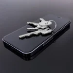 Wozinsky Super Durable Full Screen Tempered Glass With Frame Case Friendly Full Glue Black iPhone 15
