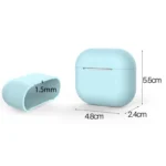 Airpods 3 Silicone Soft Cover For Headphones Black (C) AirPods 3 Tok