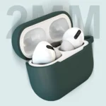 Airpods 3 Silicone Soft Earphone Cover + Keychain Lobster Clasp Pendant Dark Blue (D) AirPods 3 Tok