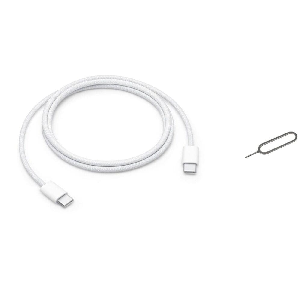 Apple MW493ZM/A iPhone USB-C/USB-C 60W Data Cable 1m + SIM Tool White (OOB Bulk)