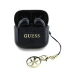Guess Classic Logo Charm TWS Wireless Headphones Black