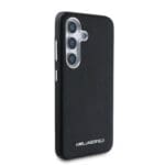 Karl Lagerfeld PU Saffiano Metal Logo and Frame Black Samsung Galaxy S25 Plus Tok