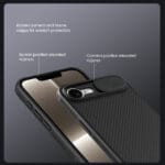 Nillkin CamShield PRO Apple Black iPhone 16e Tok