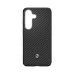 Samsung GP-FPS931PGA by Spigen Enzo Aramid Magnetic Black Silver Samsung Galaxy S25 Tok