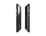 Samsung GP-FPS938PGA by Spigen Enzo Aramid Magnetic Black Silver Samsung Galaxy S25 Ultra Tok