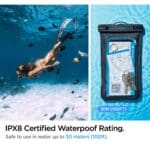 Spigen A601 Universal Waterproof 2-Pack Black