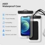 Spigen A601 Universal Waterproof 2-Pack Crystal Clear