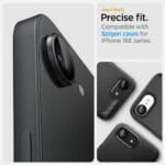 Spigen Optik Pro Glas.Tr ”Ez Fit” Camera Protector 2-Pack Black iPhone 16e