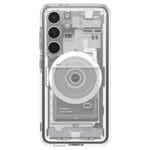 Spigen Ultra Hybrid Mag MagSafe Zero One White Samsung Galaxy S25 Tok