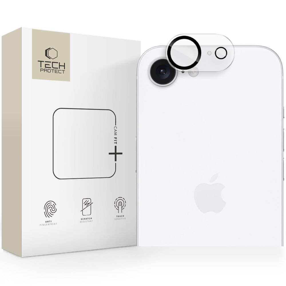 Tech-Protect Cam Fit+ Clear iPhone 16e Tok
