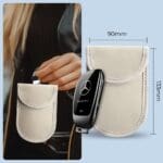 Tech-Protect Faraday Cage Klr100 Pouch Keyless Rfid Signal Blocker Caffe Latte