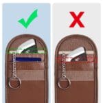 Tech-Protect Faraday Cage Klr100 Pouch Keyless Rfid Signal Blocker Espresso
