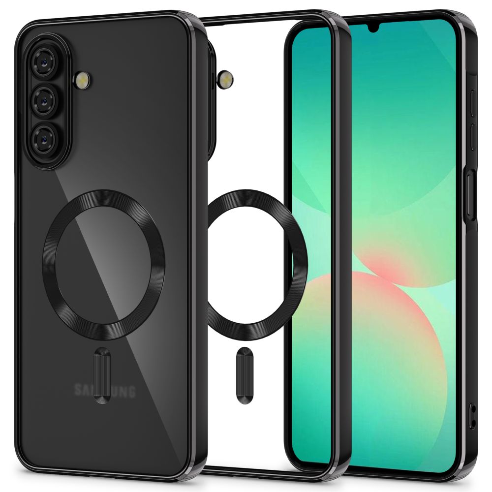 Tech-Protect Magflex MagSafe Shiny Black Samsung Galaxy A26 5G Tok