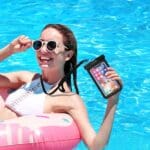 Tech-Protect Uwc9 Universal Waterproof 8.9 Inch Black/Orange