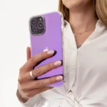 Aurora Neon Gel Cover Purple Samsung Galaxy A12 Tok