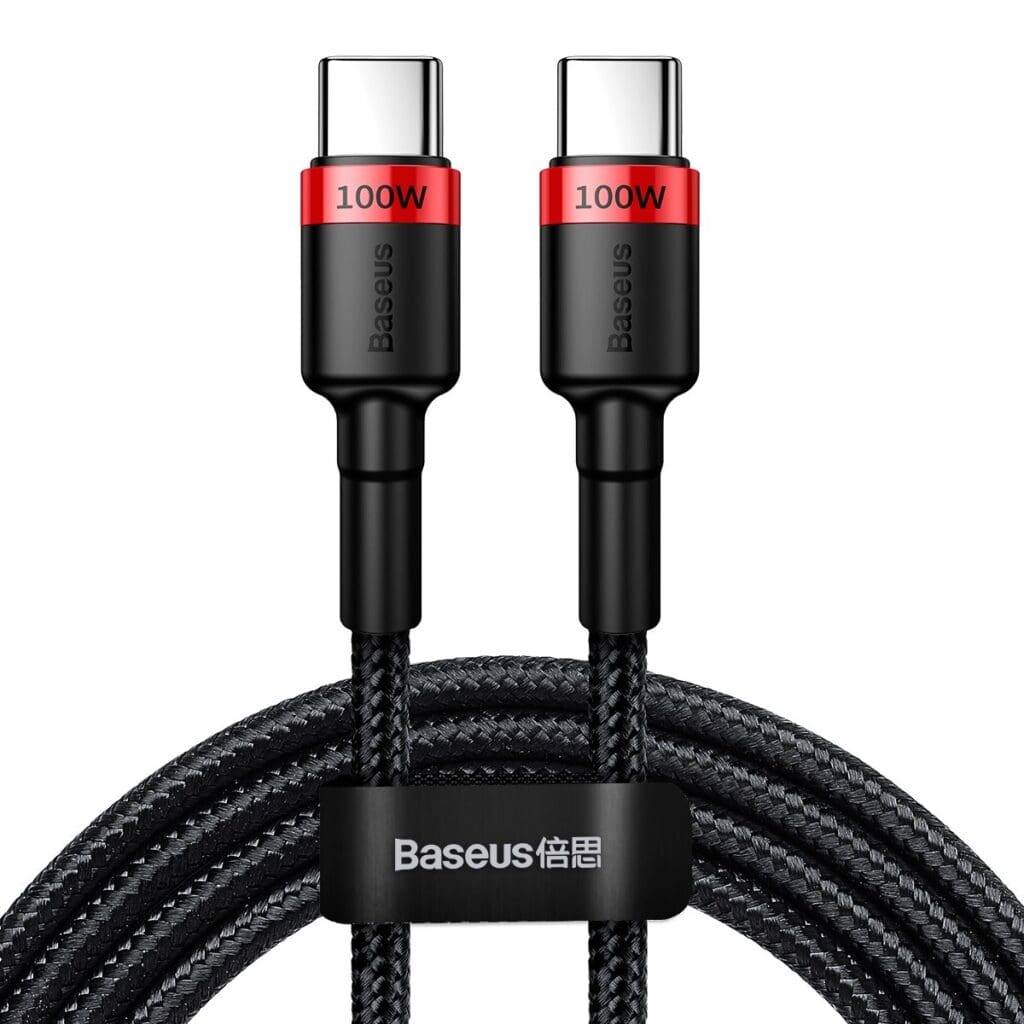 Baseus Cafule Flash Charging Data Cable USB-C USB-C 100W 2m Red/Black