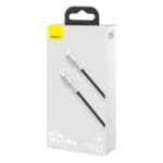 Baseus Cafule Metal Series Data Cable USB-C Lighting 20W 0.25m Black