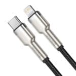 Baseus Cafule Metal Series Data Cable USB-C Lighting 20W 1m Black