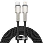 Baseus Cafule Metal Series Data Cable USB-C Lighting 20W 2m Black