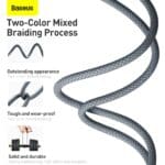 Baseus Dynamic Series Fast Charging Data Cable USB-C Lighting 20W 2m Slate Gray