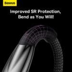 Baseus Glimmer Series Fast Charging Data Cable USB-A Lighting 2.4A 1m Black
