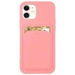 Card Silicone Wallet Wallet With Card Slot Documents Pink Samsung Galaxy A72 Tok