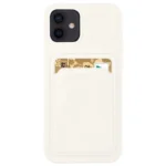 Card Silicone Wallet Wallet With Card Slot Documents White Samsung Galaxy A72 Tok