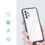 Clear 3In1 Frame Gel Cover Blue Samsung Galaxy A32 5G Tok