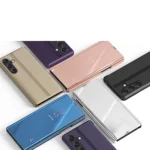 Clear View Cover Cover With A Flap Pink Samsung Galaxy A24 Tok