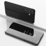 Clear View Cover With Flip Black Samsung Galaxy S24 Fe Tok