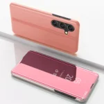 Clear View Cover With Flip Pink Samsung Galaxy S24 Fe Tok