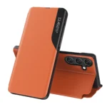 Eco Leather View Elegant With Flap And Stand Function Orange Samsung Galaxy A26 5G Tok